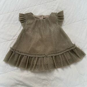 Cat & Jack Baby Girl Silver Shimmer Dress - NWOT - Multiple Sizes